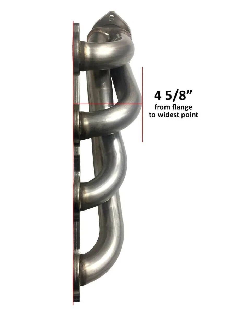 Flowtech Shorty Headers for Chevy LS Engines Natural Finish 11575FLT